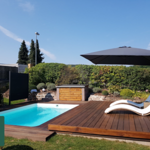 Bangkirai Terrassendielen Natur Holz