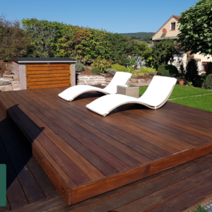 Bangkirai Terrassendielen Holz