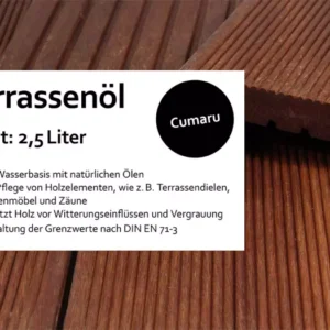 KAHRS Terrassenöl, 2,50 Liter Farbton: Cumaru bequem kaufen