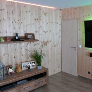 Kiefer Massivholzdielen, Rustikal, rundum Nut & Feder, mit Microfase Deckbreite 132 mm Holz Qualität