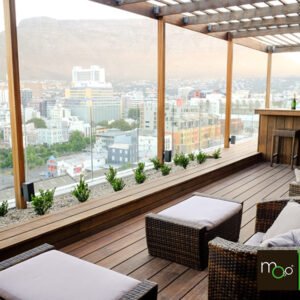 MOSO® Bambus Terrassendielen, Bamboo X-treme®, bombiert, gebürstet, geölt mit Woca, einseitig nutzbar qualitativ kaufen