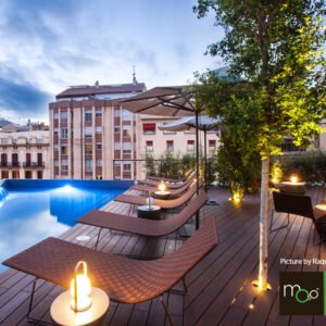 MOSO® Bambus Terrassendielen, Bamboo X-treme®, bombiert, gebürstet, geölt mit Woca, einseitig nutzbar jetzt kaufen