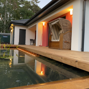 Thermokiefer Terrassendielen, seitlich genutet günstig kaufen