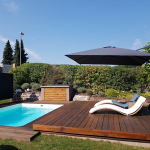 Bangkirai Terrassendielen, 25×145 mm, KD, glatt/glatt, Premium-Sortierung