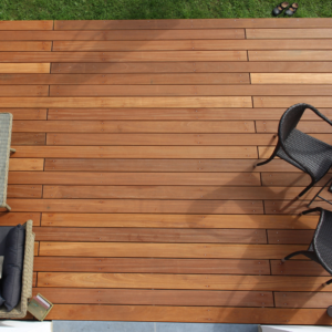 Bangkirai Terrassendielen, 25×145 mm, KD, glatt/glatt, Premium-Sortierung