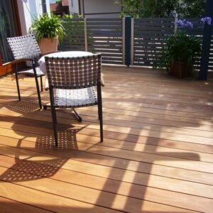 Cumaru Terrassendielen, 25x145mm, KD, glatt/glatt