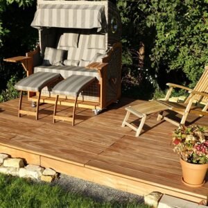 Cumaru Terrassendielen, 25x145mm, KD, glatt/glatt