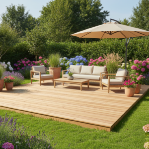 Europäische Lärche Terrassendielen, 27×143 mm, KD, glatt/glatt