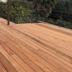 Tigerwood Terrassendielen, 21×100 mm, KD, glatt/glatt