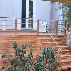 Tigerwood Terrassendielen, 21×100 mm, KD, glatt/glatt