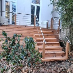 Tigerwood Terrassendielen, 21×100 mm, KD, glatt/glatt