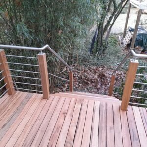 Tigerwood Terrassendielen, 21×100 mm, KD, glatt/glatt